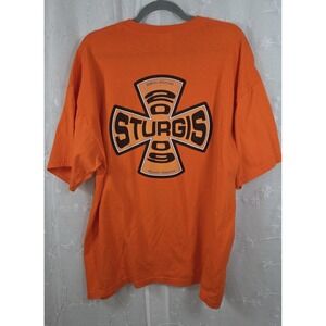 2009‎ Sturgis 69th Annual Orange Shirt XL Motorcycle